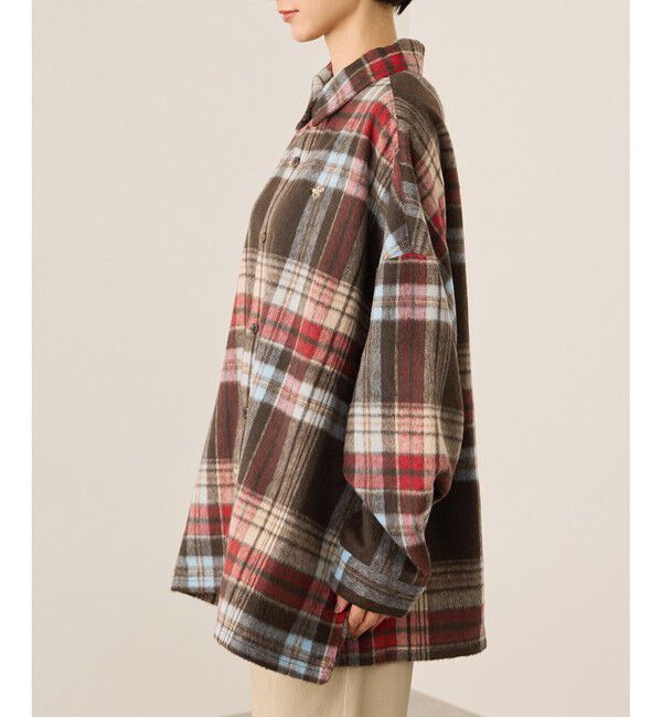 Rope&rsquo;Picnic「【BEVERLY HILLS POLO CLUB・WEB限定】シャギーチェックシャツ」|シャツ・ブラウス|