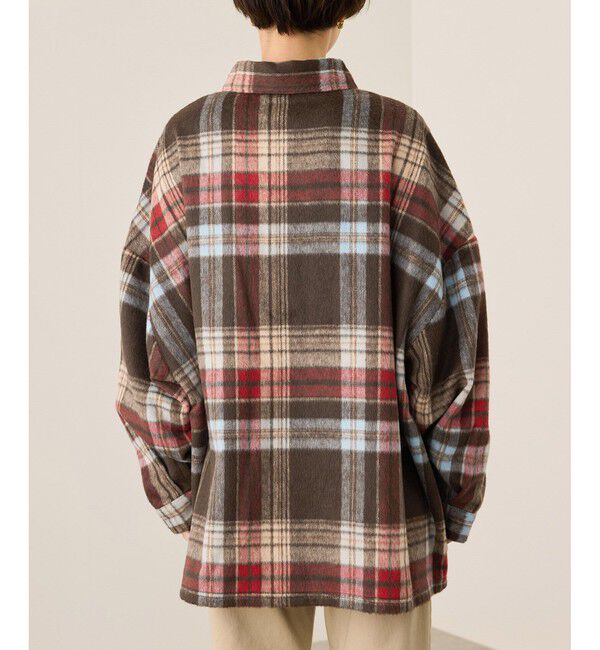 Rope&rsquo;Picnic「【BEVERLY HILLS POLO CLUB・WEB限定】シャギーチェックシャツ」|シャツ・ブラウス|