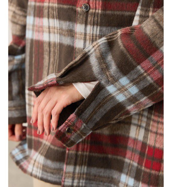 Rope&rsquo;Picnic「【BEVERLY HILLS POLO CLUB・WEB限定】シャギーチェックシャツ」|シャツ・ブラウス|