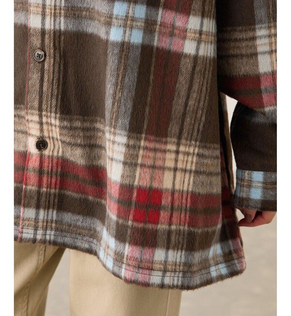 Rope&rsquo;Picnic「【BEVERLY HILLS POLO CLUB・WEB限定】シャギーチェックシャツ」|シャツ・ブラウス|