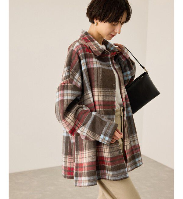 Rope&rsquo;Picnic「【BEVERLY HILLS POLO CLUB・WEB限定】シャギーチェックシャツ」|シャツ・ブラウス|