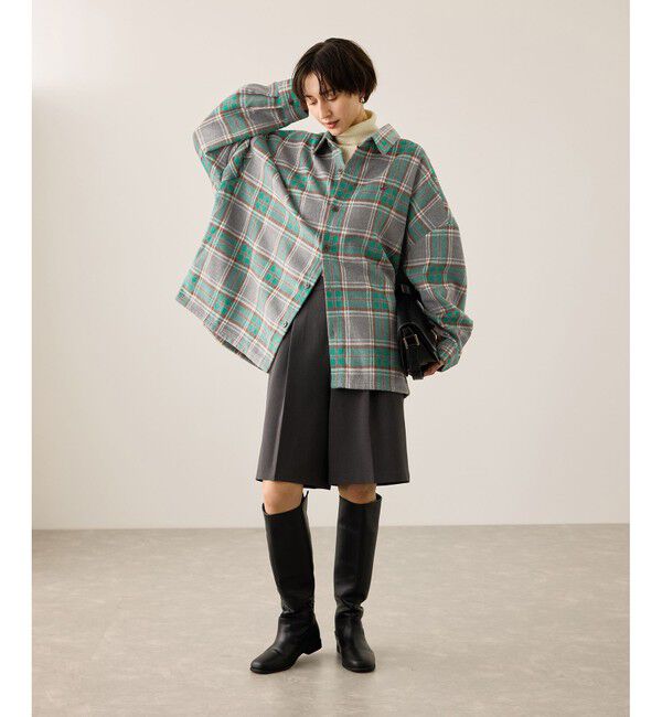 Rope&rsquo;Picnic「【BEVERLY HILLS POLO CLUB・WEB限定】シャギーチェックシャツ」|シャツ・ブラウス|