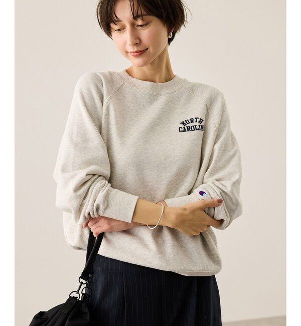 Rope&rsquo;Picnic「【Champion/チャンピオン別注】アソートロゴスウェットプルオーバー/リンクコーデ」|スウェット・ジャージ|キナリ系(17)