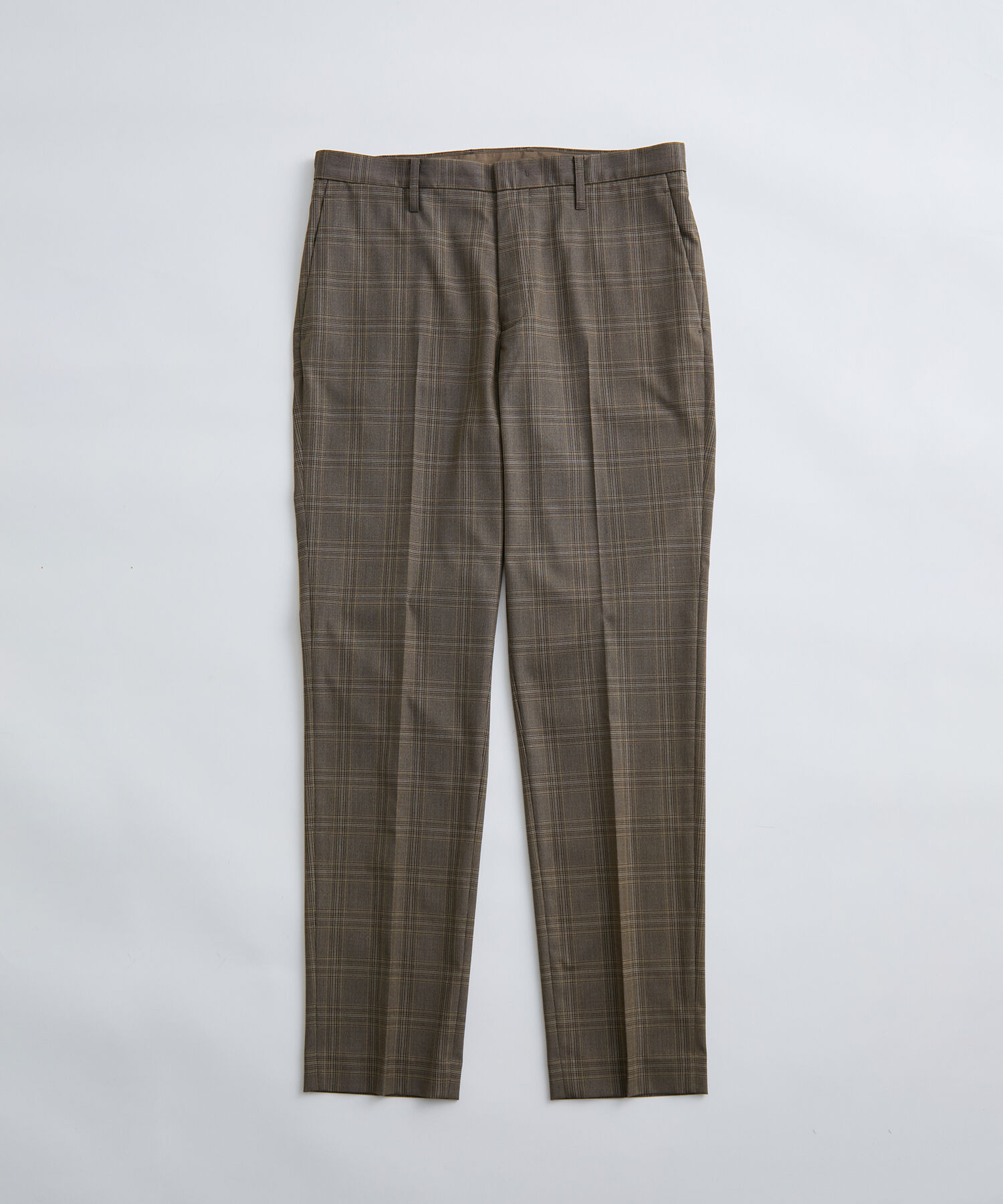 ADAM ET ROPE'「【Chambrer】スリムテーパード センタープレス スラックス / セットアップ対応」|スラックス|