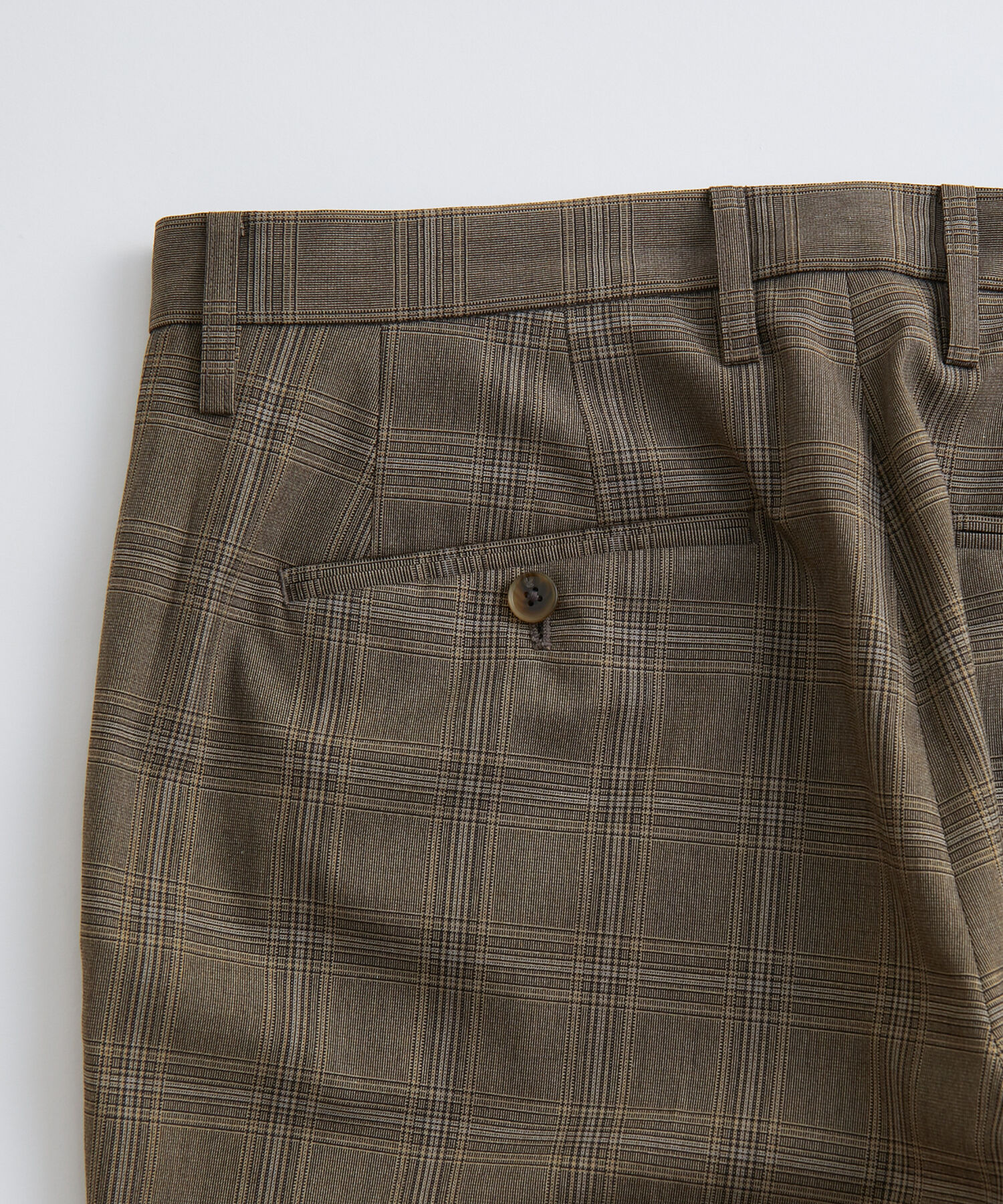 ADAM ET ROPE'「【Chambrer】スリムテーパード センタープレス スラックス / セットアップ対応」|スラックス|