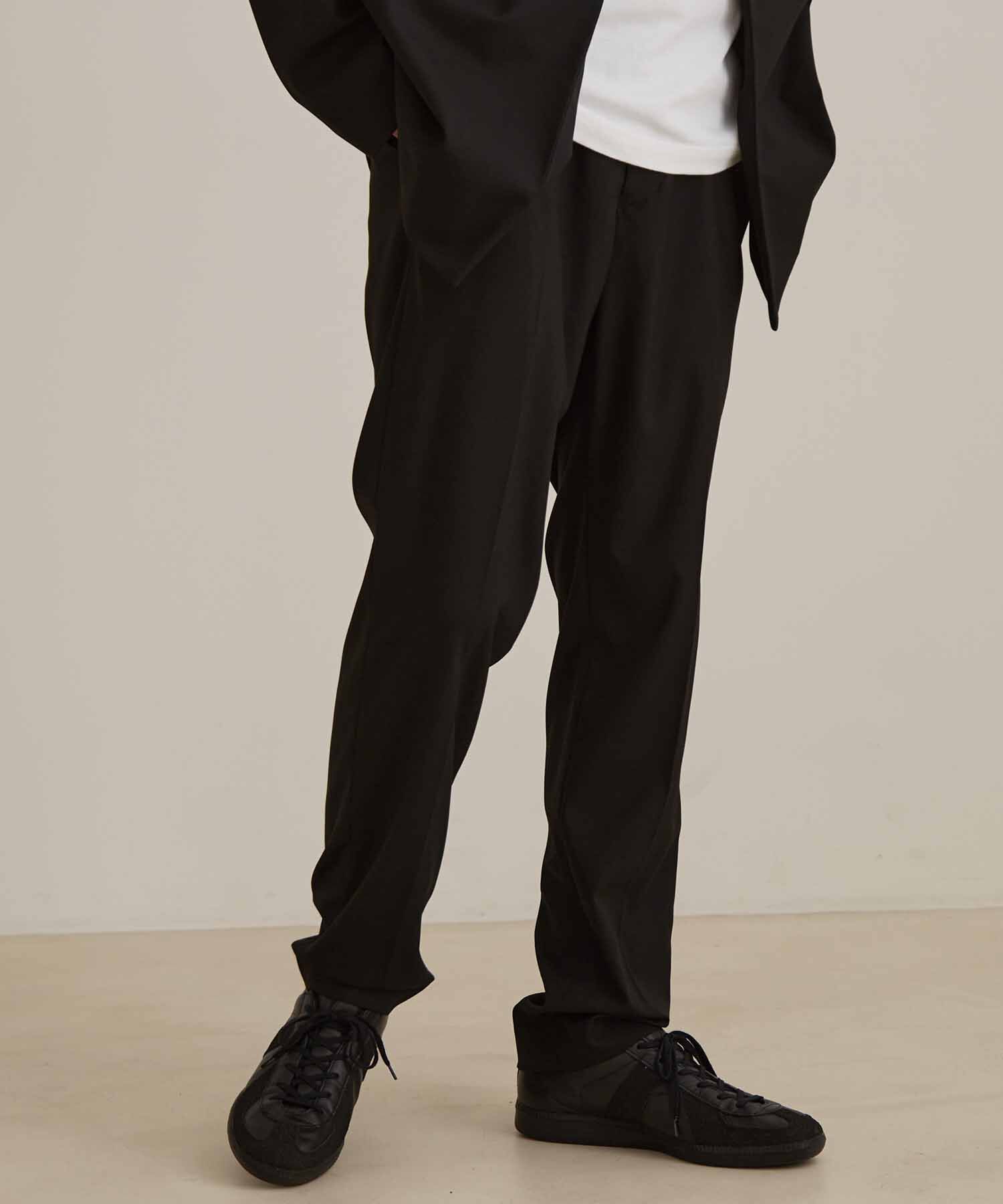 ADAM ET ROPE'「【Chambrer】スリムテーパード センタープレス スラックス / セットアップ対応」|スラックス|