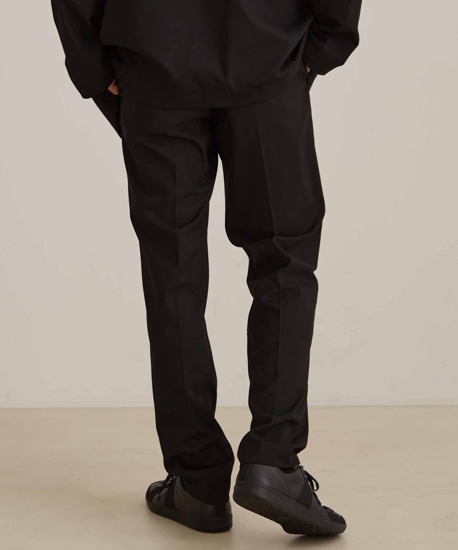 ADAM ET ROPE'「【Chambrer】スリムテーパード センタープレス スラックス / セットアップ対応」|スラックス|