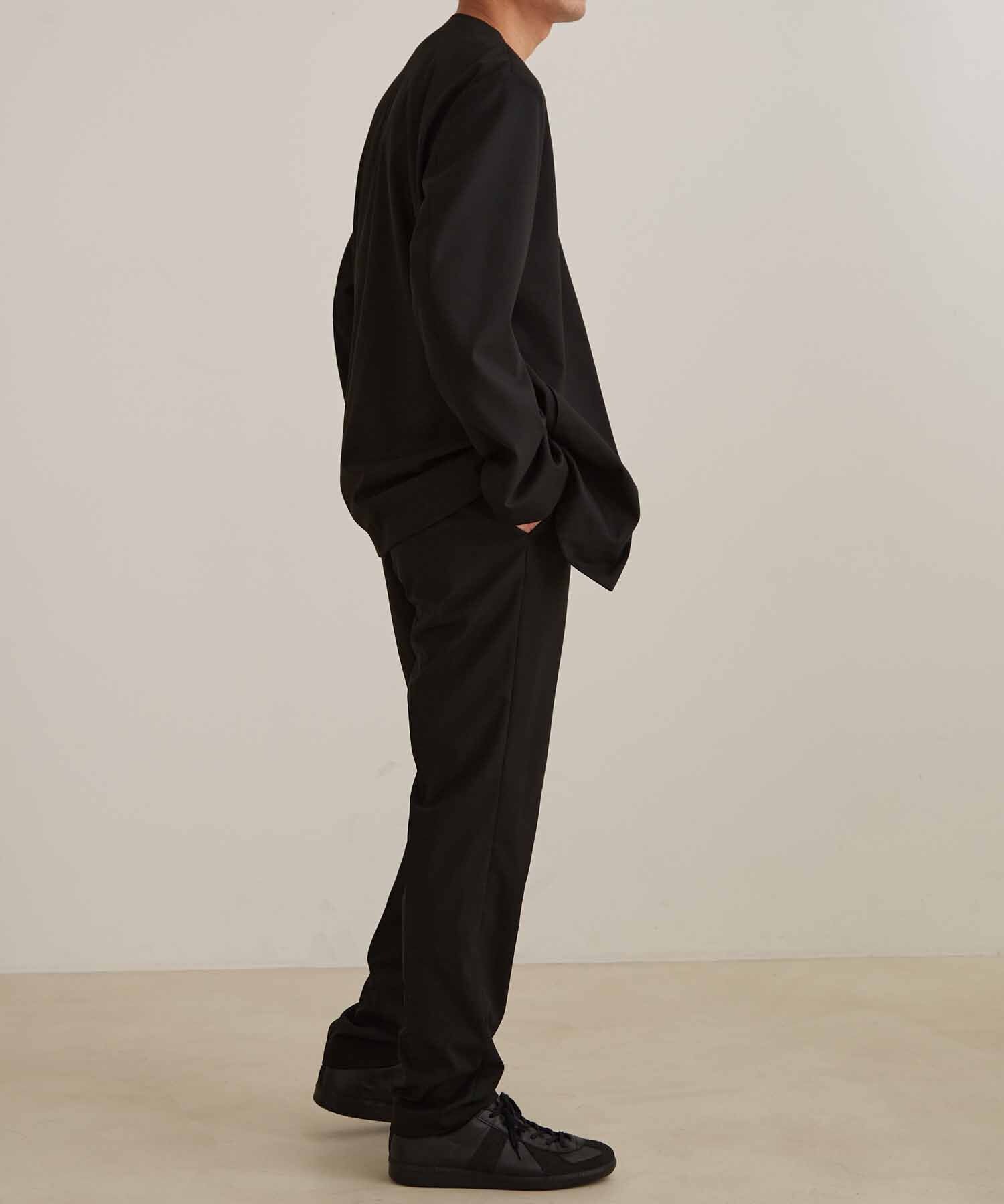 ADAM ET ROPE'「【Chambrer】スリムテーパード センタープレス スラックス / セットアップ対応」|スラックス|