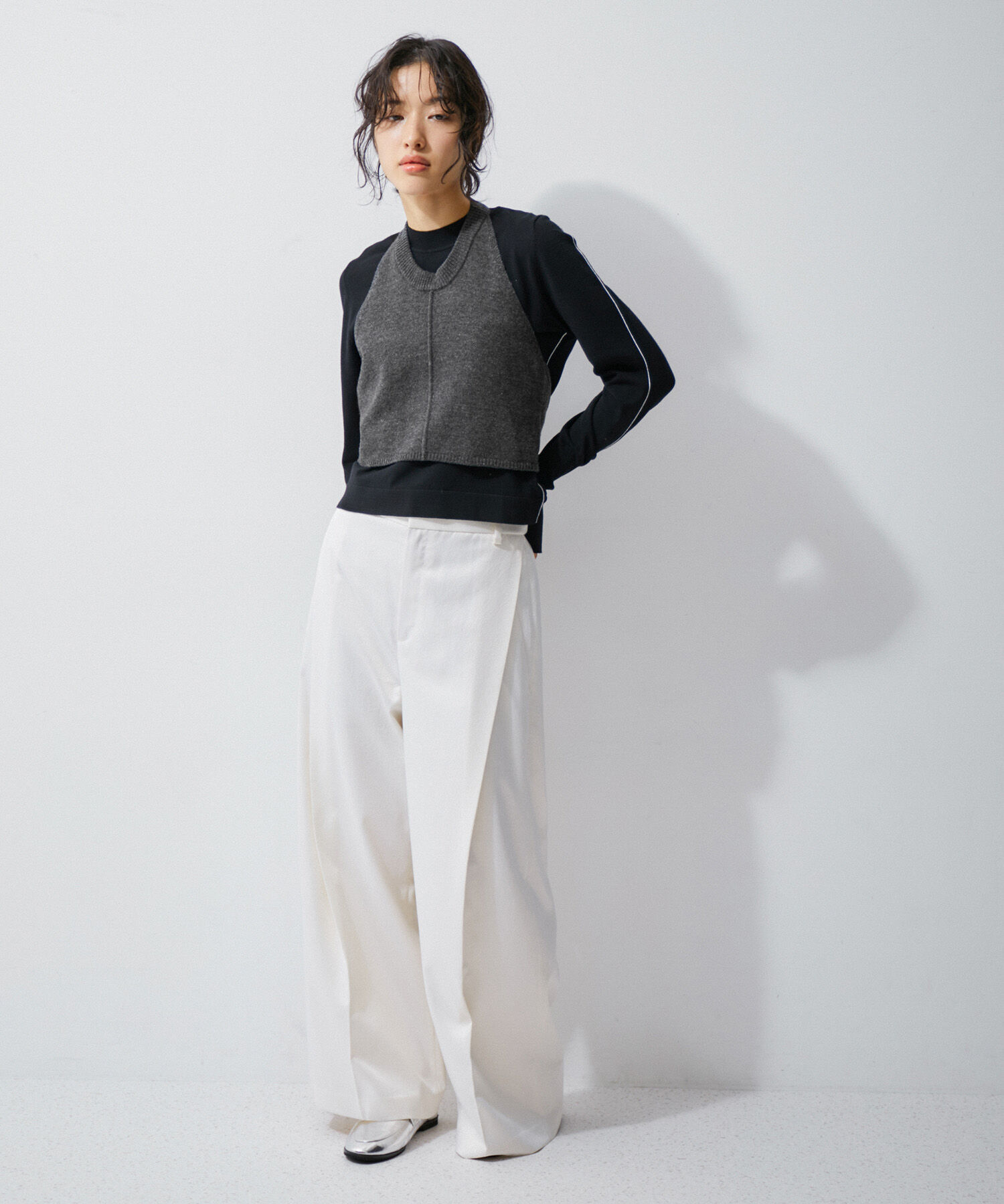 ADAM ET ROPE'「【逸品】ホルターネックニット」|その他|