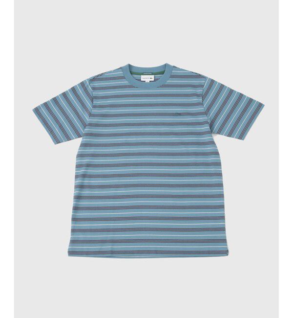 ADAM ET ROPE'「【LACOSTE for ADAM ET ROPE'】別注 MULTI BORDER TEE」|Tシャツ・カットソー|