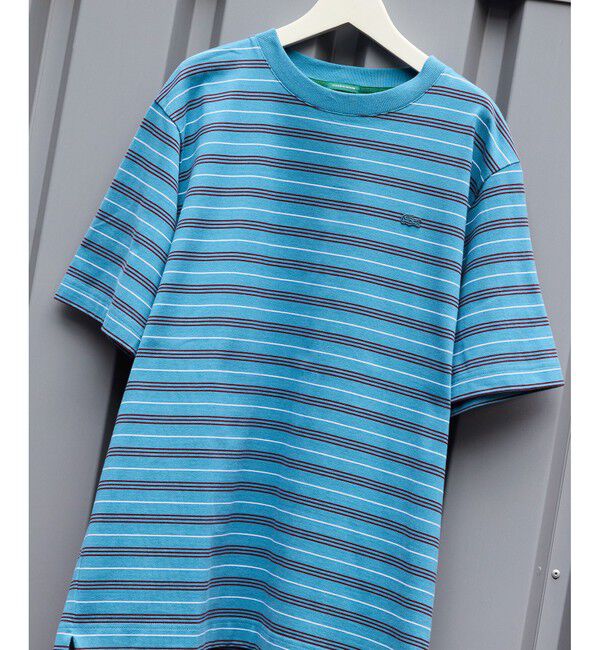 ADAM ET ROPE'「【LACOSTE for ADAM ET ROPE'】別注 MULTI BORDER TEE」|Tシャツ・カットソー|
