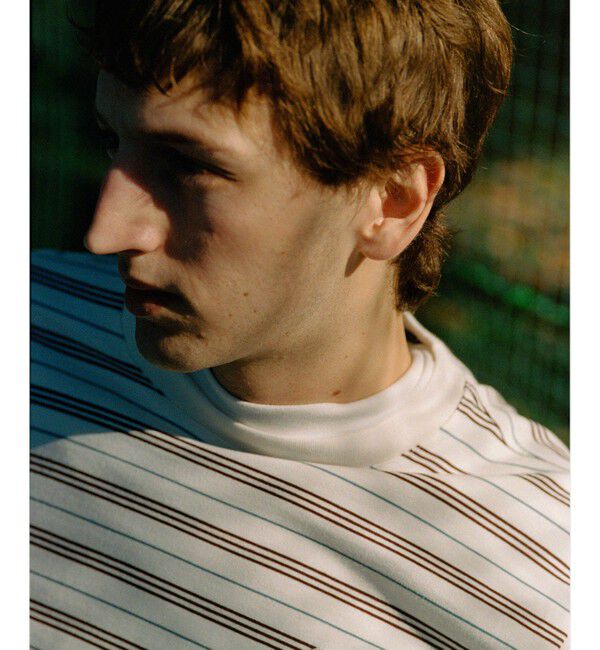 ADAM ET ROPE'「【LACOSTE for ADAM ET ROPE'】別注 MULTI BORDER TEE」|Tシャツ・カットソー|