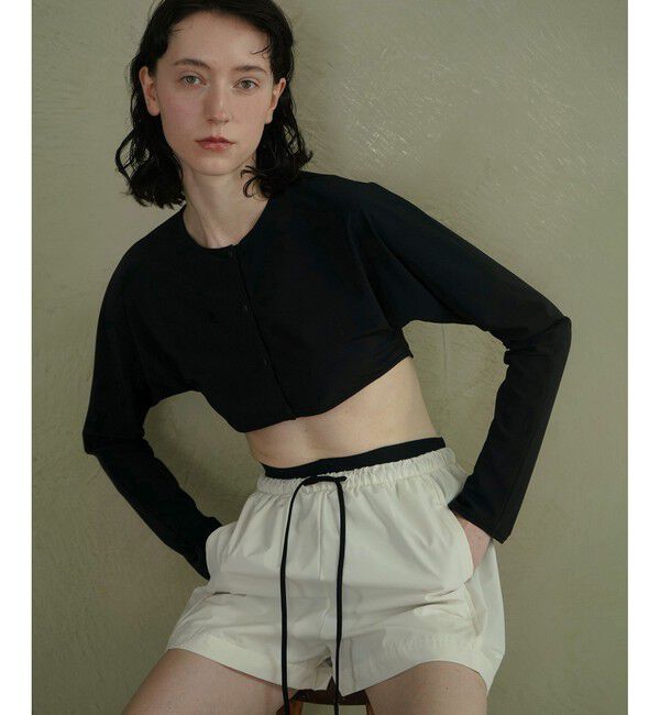 ADAM ET ROPE'「【公式サイト・実店舗限定】【Speedo&times;ADAM ET ROPE'】UV Bolero」|スポーツ|ブラック(01)