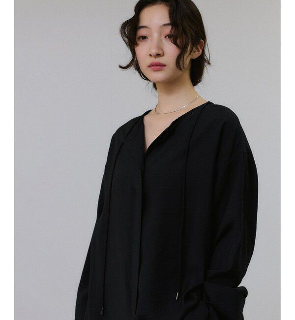 ADAM ET ROPE'「リネン2WAYブラウス」|シャツ・ブラウス|