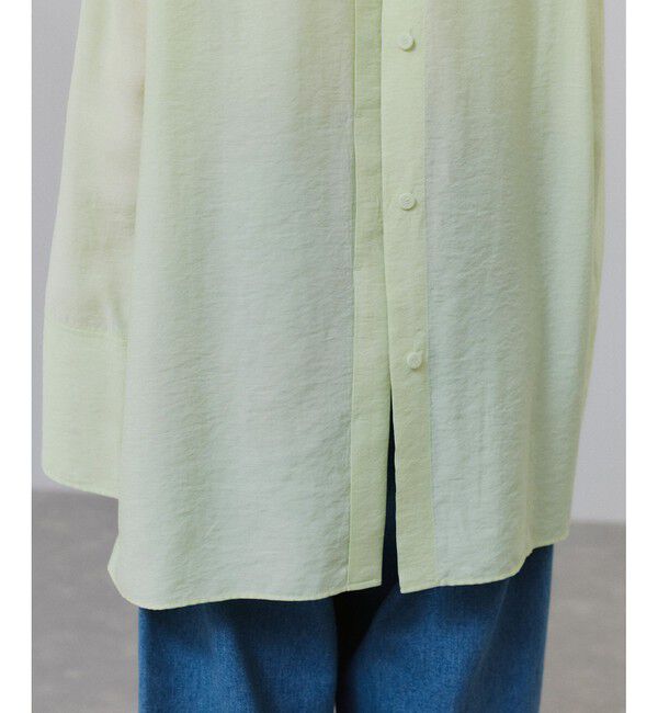 ADAM ET ROPE'「リネン2WAYブラウス」|シャツ・ブラウス|