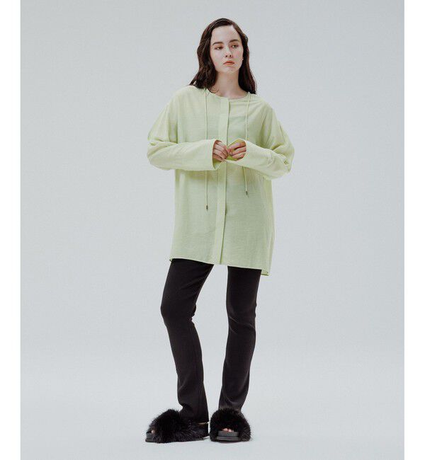 ADAM ET ROPE'「リネン2WAYブラウス」|シャツ・ブラウス|