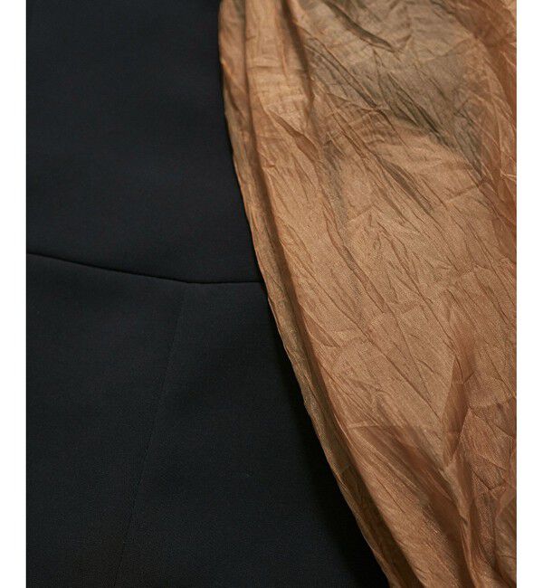 ADAM ET ROPE'「シアースリーブコンビドレス」|ドレス|