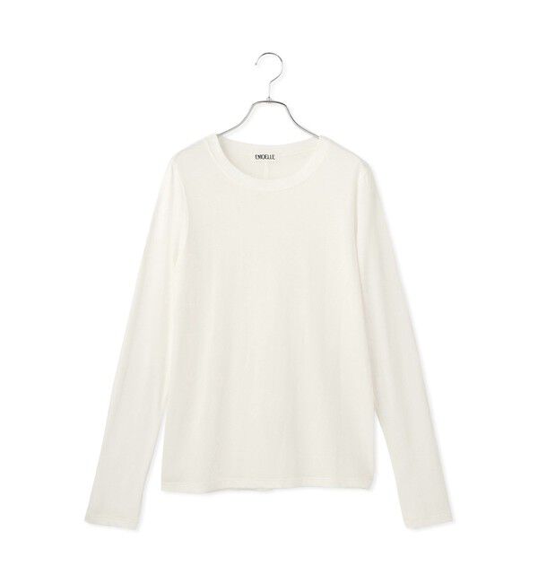 ADAM ET ROPE'「【EMOELLE】サイドシームレスロンT」|Tシャツ・カットソー|