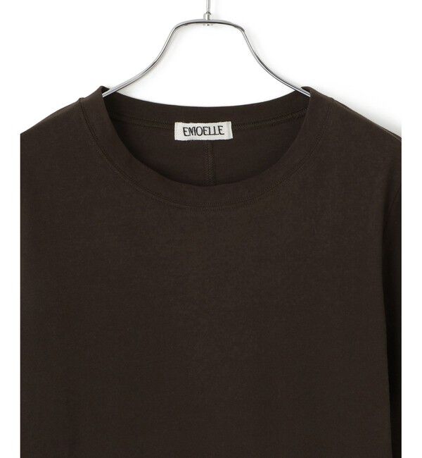 ADAM ET ROPE'「【EMOELLE】サイドシームレスロンT」|Tシャツ・カットソー|