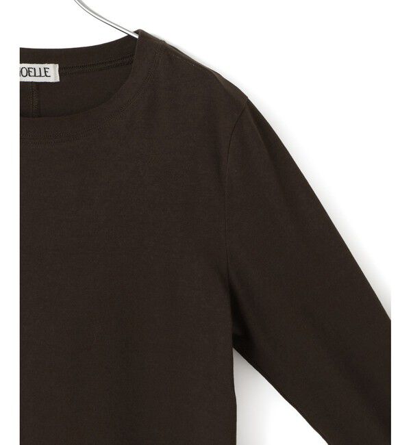 ADAM ET ROPE'「【EMOELLE】サイドシームレスロンT」|Tシャツ・カットソー|