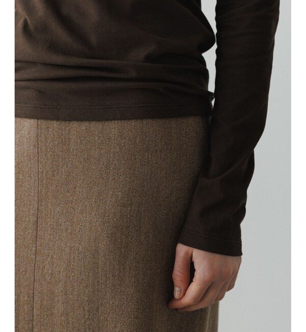 ADAM ET ROPE'「【EMOELLE】サイドシームレスロンT」|Tシャツ・カットソー|