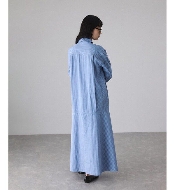 ADAM ET ROPE'「フレアーシャツワンピース」|ワンピース|