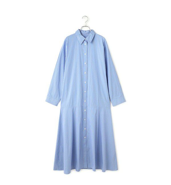 ADAM ET ROPE'「フレアーシャツワンピース」|ワンピース|