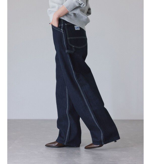 ADAM ET ROPE'「【Lee for ADAM ET ROPE'】別注ペインターパンツ							」|デニム|ネイビー(40)