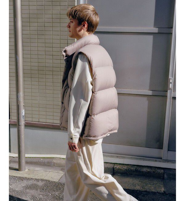 ADAM ET ROPE'「【ACT_81 Monta】超軽量 ボリューム ダウンベスト」|ダウンベスト・ベスト|