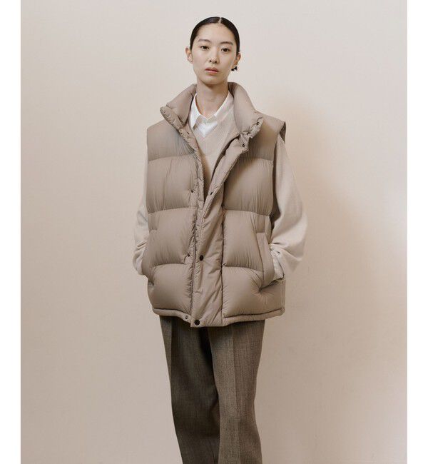 ADAM ET ROPE'「【ACT_81 Monta】超軽量 ボリューム ダウンベスト」|ダウンベスト・ベスト|