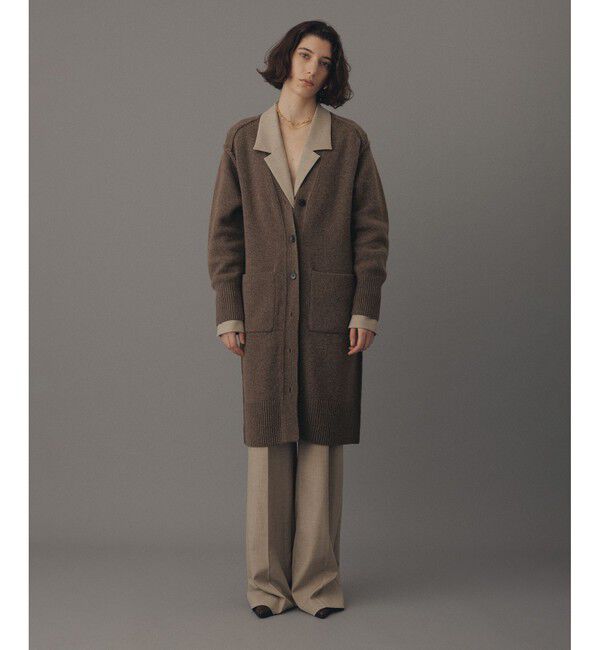 ADAM ET ROPE'「チェーンコンビカーディガンワンピース」|ワンピース|