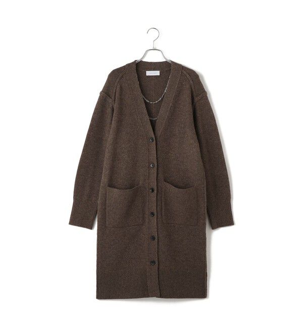 ADAM ET ROPE'「チェーンコンビカーディガンワンピース」|ワンピース|