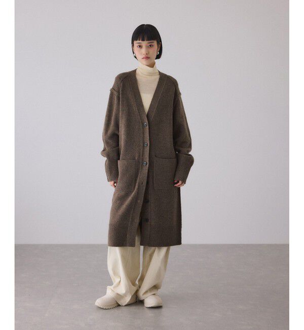 ADAM ET ROPE'「チェーンコンビカーディガンワンピース」|ワンピース|