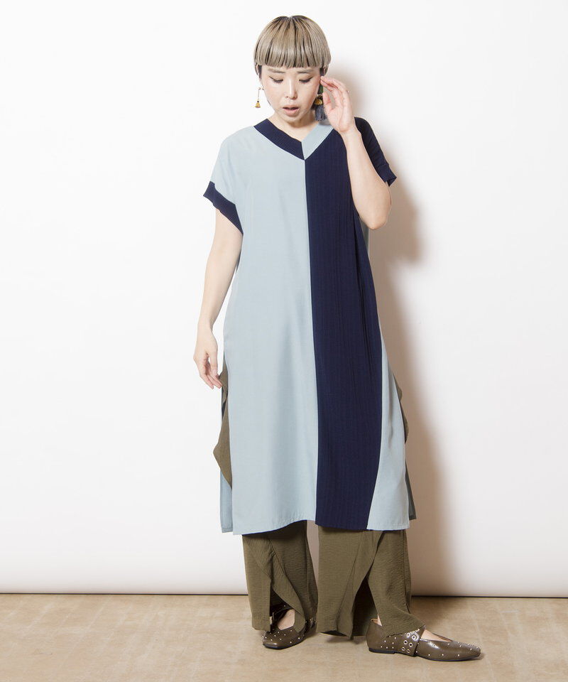  「2WAY切替ロングブラウス」|シャツ・ブラウス|