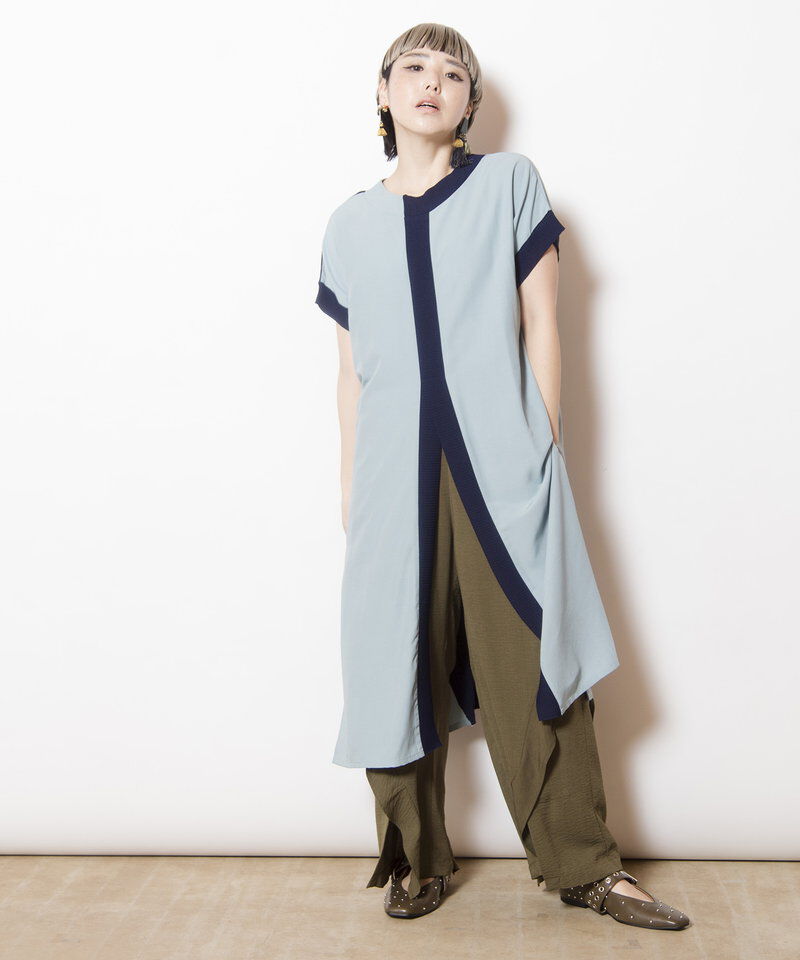  「2WAY切替ロングブラウス」|シャツ・ブラウス|