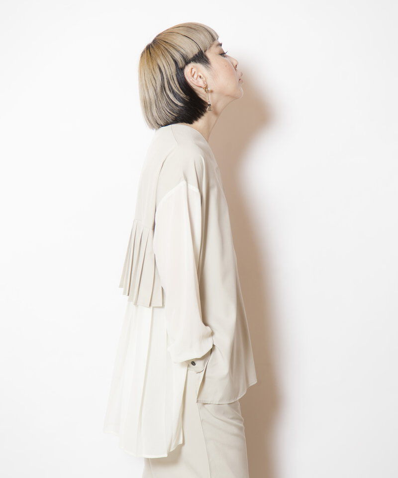  「バックプリーツブラウス」|シャツ・ブラウス|
