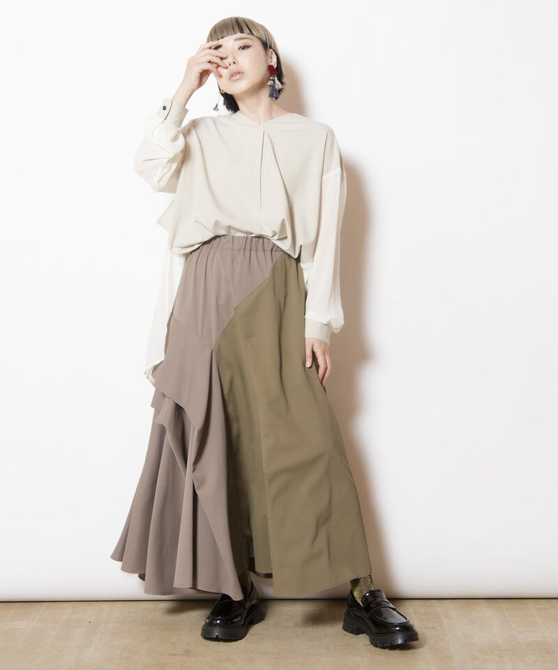  「バックプリーツブラウス」|シャツ・ブラウス|