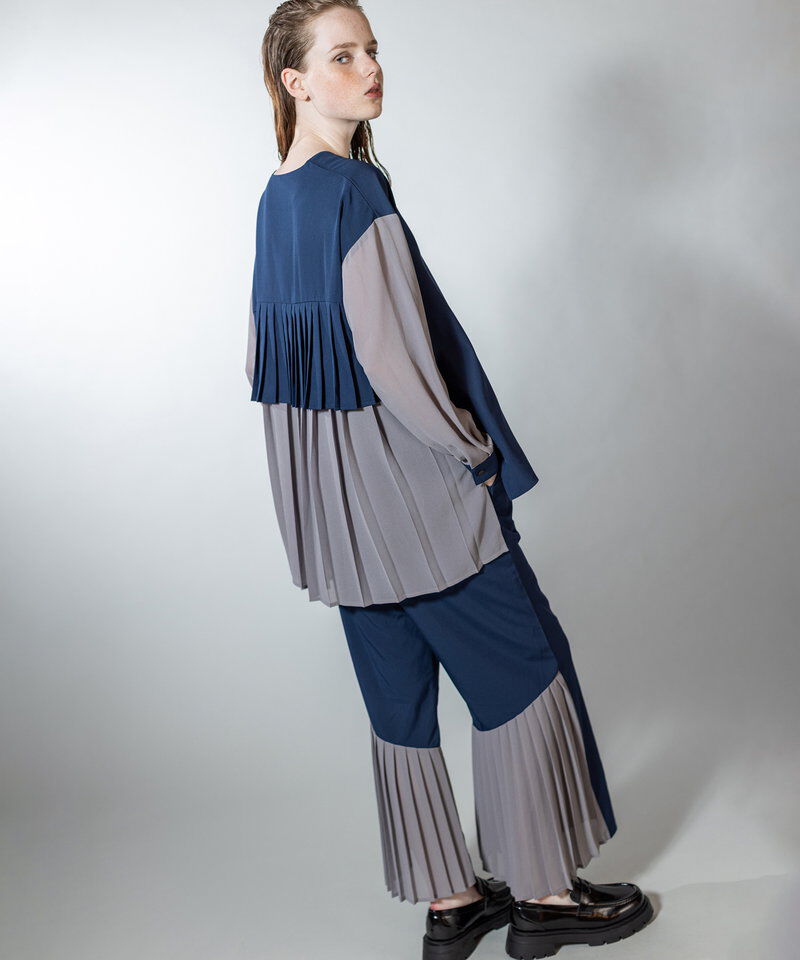  「バックプリーツブラウス」|シャツ・ブラウス|
