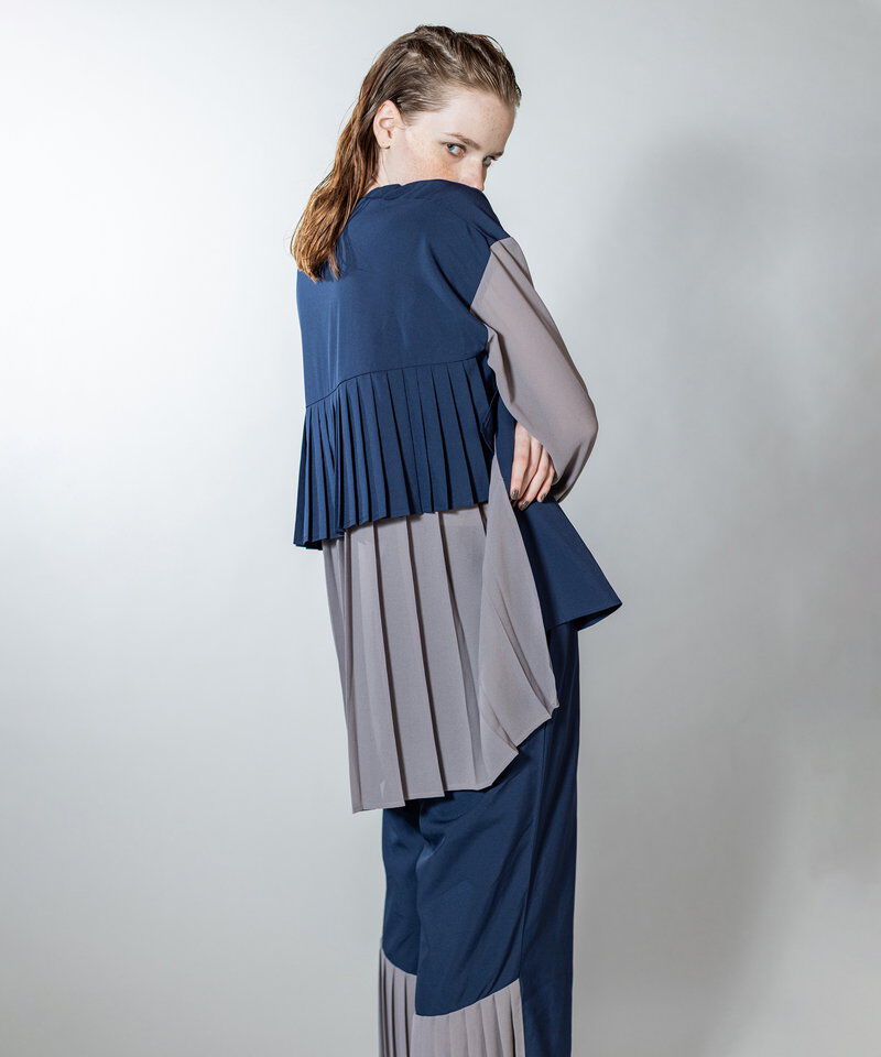  「バックプリーツブラウス」|シャツ・ブラウス|