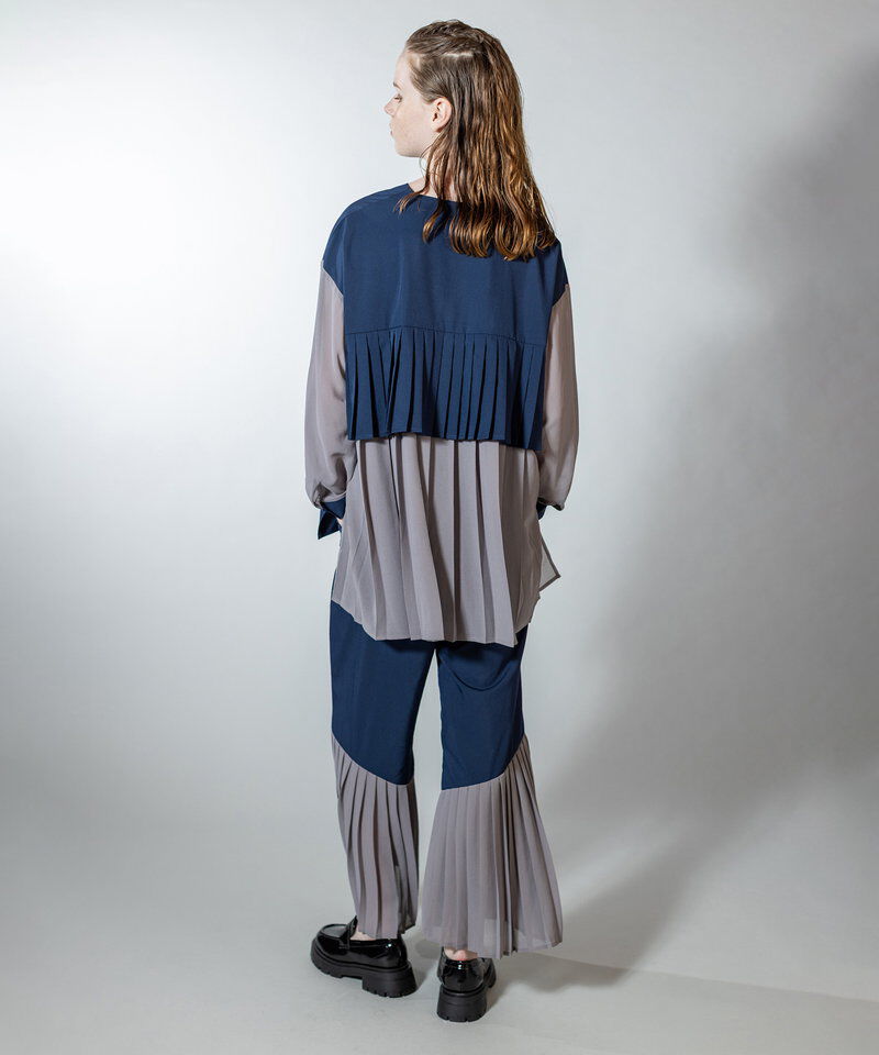  「バックプリーツブラウス」|シャツ・ブラウス|