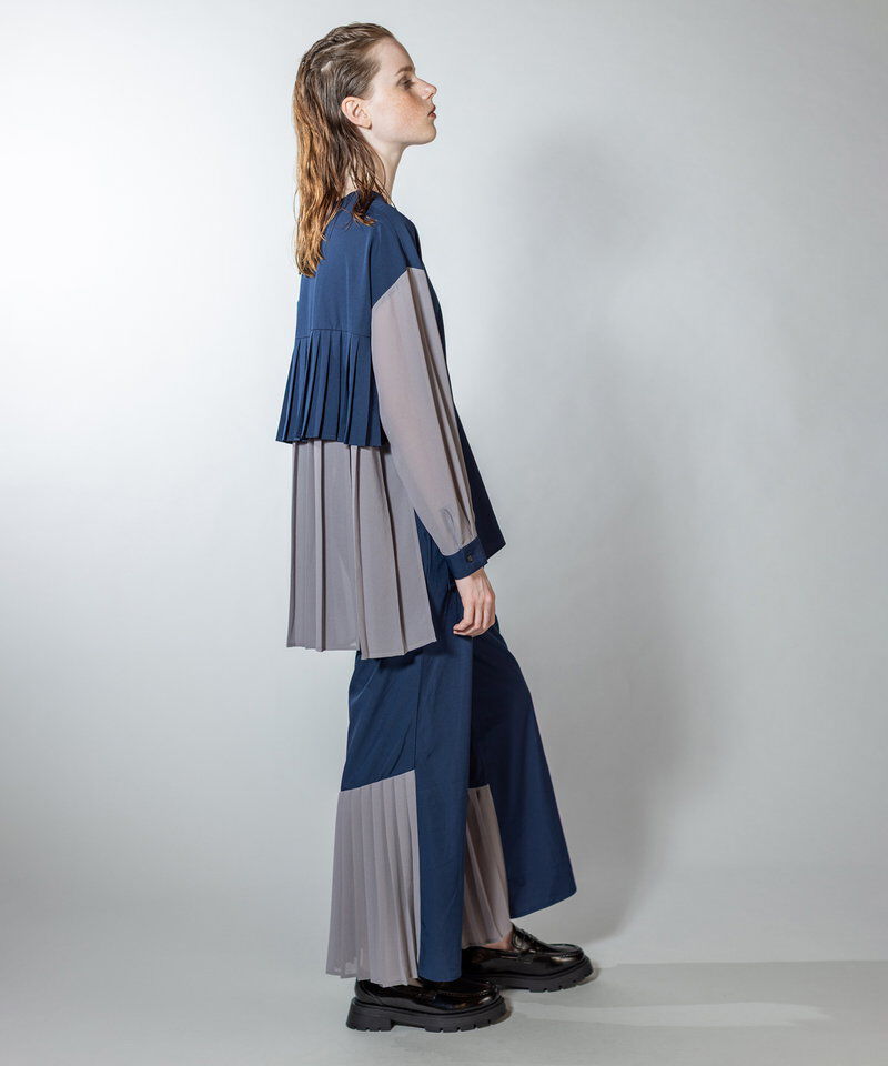  「バックプリーツブラウス」|シャツ・ブラウス|