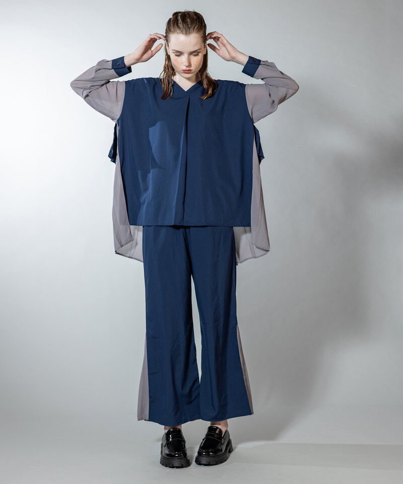  「バックプリーツブラウス」|シャツ・ブラウス|