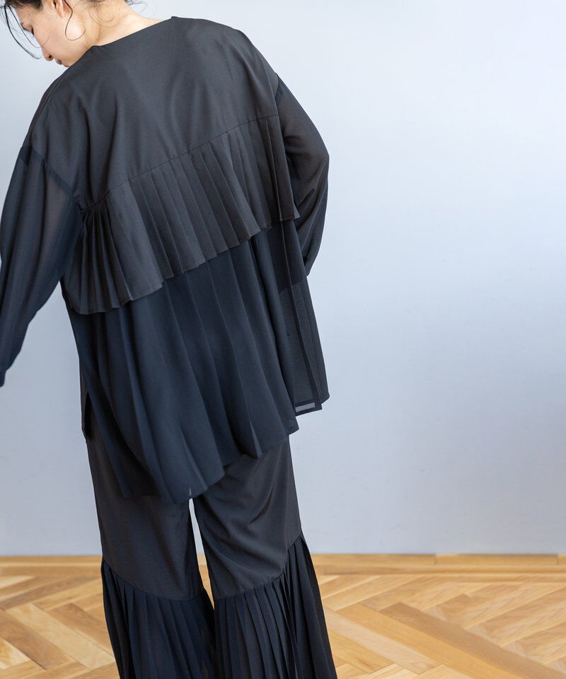  「バックプリーツブラウス」|シャツ・ブラウス|