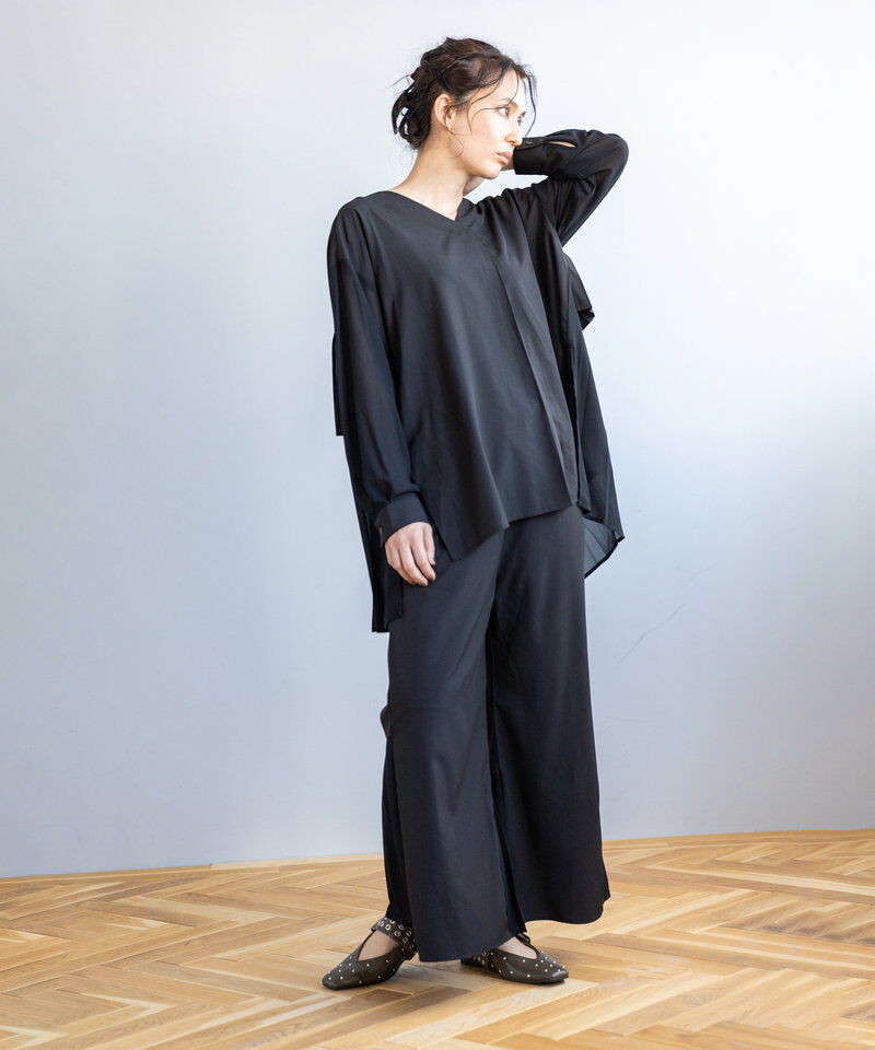  「バックプリーツブラウス」|シャツ・ブラウス|