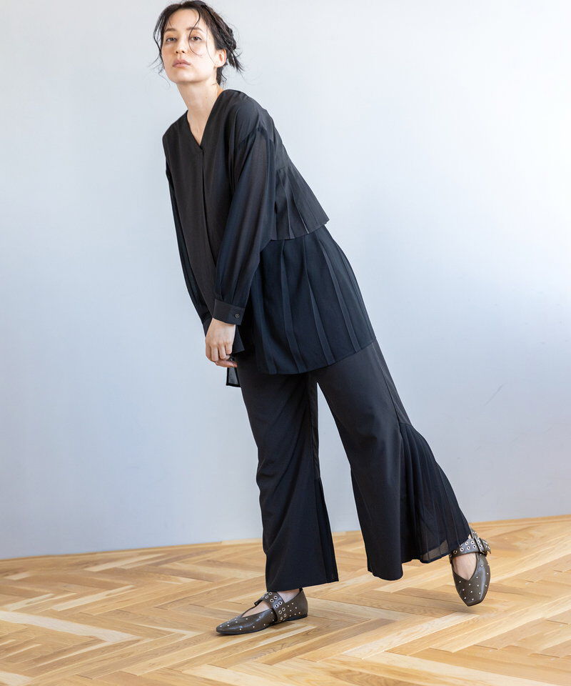  「バックプリーツブラウス」|シャツ・ブラウス|