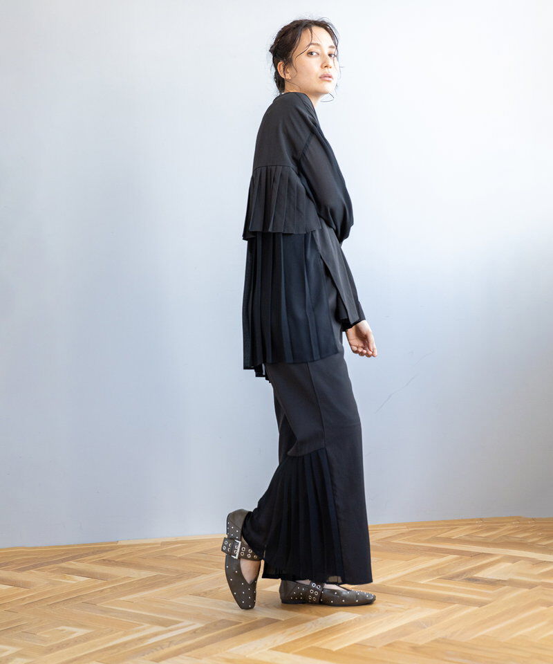  「バックプリーツブラウス」|シャツ・ブラウス|