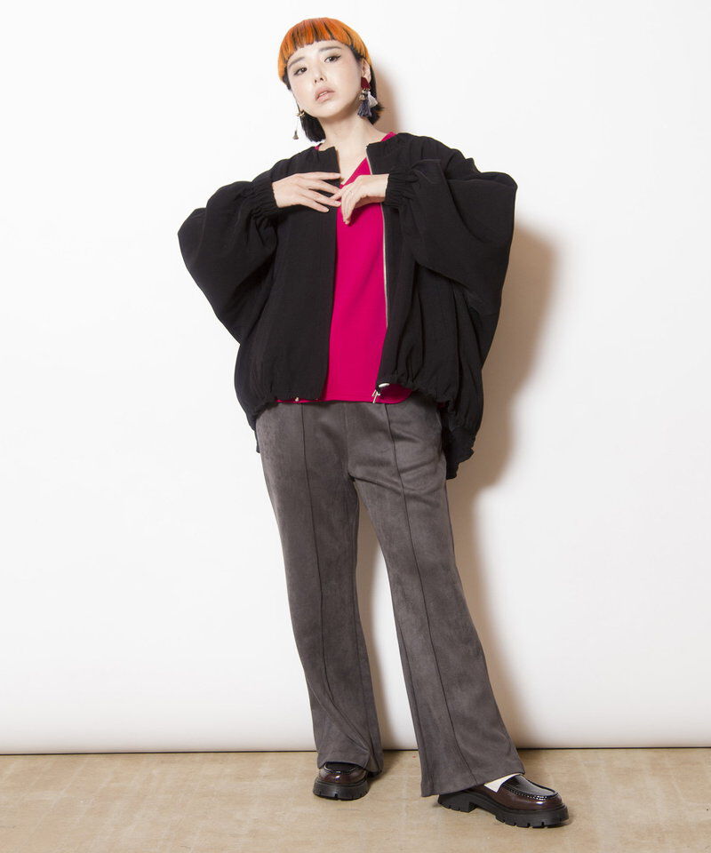  「ドルマンギャザーブルゾン」|ブルゾン・スタジャン|