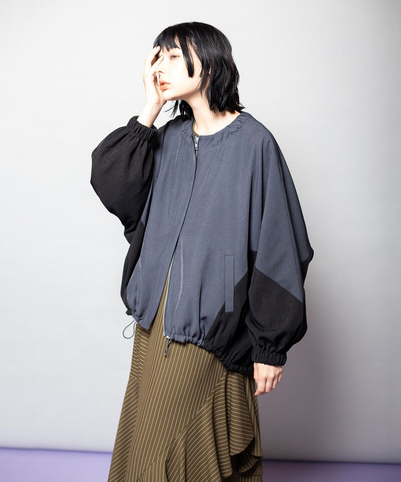  「ドルマンギャザーブルゾン」|ブルゾン・スタジャン|