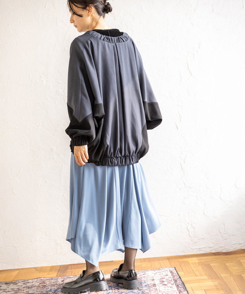  「ドルマンギャザーブルゾン」|ブルゾン・スタジャン|