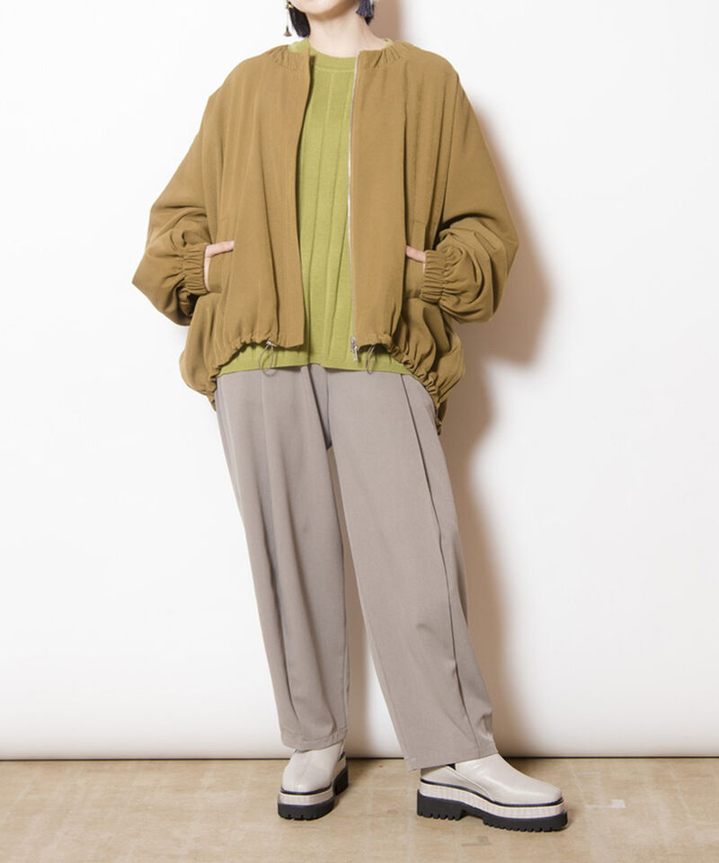  「ドルマンギャザーブルゾン」|ブルゾン・スタジャン|